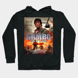 Rambo Artwork print Hoodie